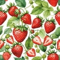 thumbnail image 1 of IHR 3-Ply Deluxe Paper Napkins, 20-Count Cocktail Beverage Size, Fresh Strawberries, 1 of 1