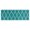 Teal Geometric Quatrefoil, variant on Orange Boho Ethnic Paisley Pattern Kitchen Rug Mat,Kitchen Runner Rugs Non Skid Washable,Decorative Kitchen Floor Mats for Kitchen,Sink,Laundry,17"X47"