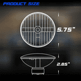 thumbnail image 6 of 4PCS 5 3/4 5.75" Round LED Headlights Halo DRL Hi/Lo Beam For 1965-1978 Ford LTD, 6 of 18