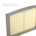 thumbnail image 4 of Modway Halcyon Cane Queen Headboard in Gray, 4 of 6