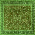 thumbnail image 1 of Ahgly Company Indoor Square Persian Green Traditional Area Rugs, 4' Square, 1 of 1