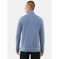 thumbnail image 2 of George Men's Quarter Zip Pullover with Long Sleeves, Sizes S-3XL, 2 of 5