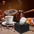 thumbnail image 2 of ABS Tissue Box Wooden Cube Paper Holder Napkin Case for Hotel Car Restaurant (Black), 2 of 3
