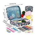 thumbnail image 2 of Crochet Kit for Adult Beginners, Complete Set with Yarn Ergonomic Crochet Hooks Lace Steel Needles, Durable Birthday Gift Knitting Starter Kit for DIY Craft Projects, A, 2 of 6