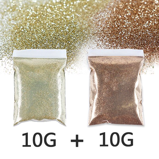 Polvo de purpurina holográfica para uñas, pigmento de inmersión reflectante dorado, decoración de Arte de uñas, Gel UV, accesorios de manicura profesional, 10 G