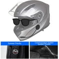 thumbnail image 4 of ILM Motorcycle Snowmobile Full Face Helmet Anti-fog Pinlock Dual Visor for Men Women DOT (Matte Black, M), 4 of 7