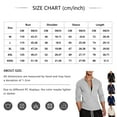 thumbnail image 3 of Resicozy Men's Waffle Henley Shirts Long Sleeve T-Shirt Stylish Casual Fashion Button Placket Slim Fit Tee Underwear Beige XL, 3 of 4
