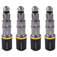 thumbnail image 1 of 4PCS .335 Shaft Adapter Sleeve for Gloire R11 R11S R9 Golf Club Accessories,4x Golf Sleeve Adapter,Black Silver & Gold, 1 of 8