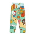 thumbnail image 3 of Lsque Sanrio Print Women's Pajama Pants, Lounge Pant - Comfortable Home Wear,Elastic Waistband, Stylish Design-Small, 3 of 9