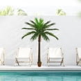 thumbnail image 2 of Northlight 7.5' Unlit Artificial Potted Phoenix Palm Tree, 2 of 4