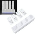 thumbnail image 1 of Station de Charge pour Télécommande, Chargeur avec 4 Piles Rechargeables, Station de Charge 4 Ports avec 4 Piles de Remplacement 2800mAh, Télécommande Non Incluse, 1 of 7