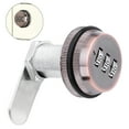 thumbnail image 2 of Cerradura de combinación de 3 dígitos, cerradura de buzón, cerradura de leva sin llave, cerradura de seguridad de aleación de zinc, buzón de cajón de gabinete Vhermosa 221088-1, 2 of 4