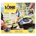 thumbnail image 2 of Lodge 4 Quart Cast Iron Camp Dutch Oven, L10C03, with lid, 2 of 6