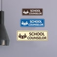 thumbnail image 3 of Standard School Counselor Sign (Brushed Silver) - Medium, 3 of 5