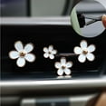 thumbnail image 5 of Naierhg Car Aromatherapy Clip Cute Car Air Vent Clip 4pcs Flower Car Air Freshener Aromatherapy Clip for Long Lasting Fragrance Odor Removal Easy to Install, 5 of 8