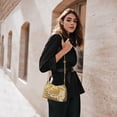 thumbnail image 2 of Bolso Joryin Woven de piel con bandolera y bolso de noche para mujer, 2 of 7