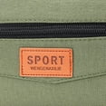 thumbnail image 3 of KGOTA Men Change Pouch Canvas Zipper Coin Purse With Multi Pocket (Green Style One), 3 of 7