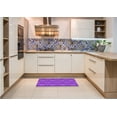 thumbnail image 6 of Ahgly Company Machine Washable Indoor Rectangle Transitional Neon Purple Area Rugs, 2' x 3', 6 of 7