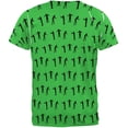 thumbnail image 2 of Halloween Zombie Guy Walker Pattern All Over Mens T Shirt, 2 of 2
