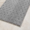 thumbnail image 5 of FUDAKUNA Microfiber Bathroom Rugs Gray Fluffy Non Slip Absorbent 20" x 32" Soft Shaggy Shower Bath Mats Washable, 5 of 7