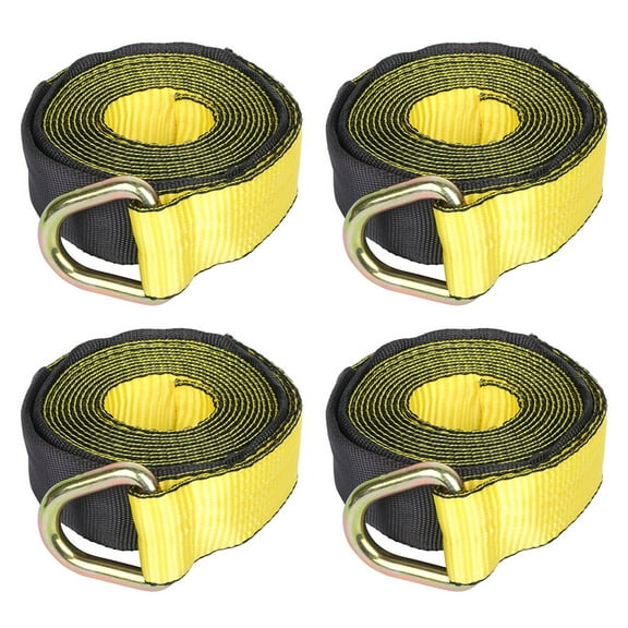 cciyu 4 Pack Tow Straps, Lasso Wheel Lift Straps 3300LBS Capacity Tie-Down Straps for Recover Your Vehicle