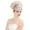 Khaki, variant on Fimkaul Head Wraps for Women Beanie Hat Mesh Wedding Feathers Fascinator Fashion Party Ribbons Baseball Mens Winter Caps