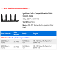 thumbnail image 2 of Ignition Coil - Compatible with 2008 Saturn Astra, 2 of 2