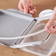 thumbnail image 6 of HANAMYA 30 LB Rice Storage Plastic Container with Measuring Cup 2 Set in White, 6 of 9