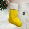 thumbnail image 6 of HongHeng 1Pc Plush Decorative Stocking, 11-inches Tall, Christmas Decorations, 6 of 8