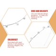 thumbnail image 3 of Bride Hairband Silver Alloy Pearl Headband Elegant Pearl Decor Wedding Headband for Females, 3 of 4