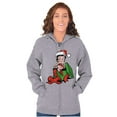 thumbnail image 3 of Cute Betty Boop Christmas Present Zip Hoodie Sweatshirt Women Brisco Brands S, 3 of 6