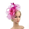 thumbnail image 1 of Chapeau de Cocktail pour Femmes Sinamay Fascinator Mariage Église Kentucky Derby Robe, 1 of 7