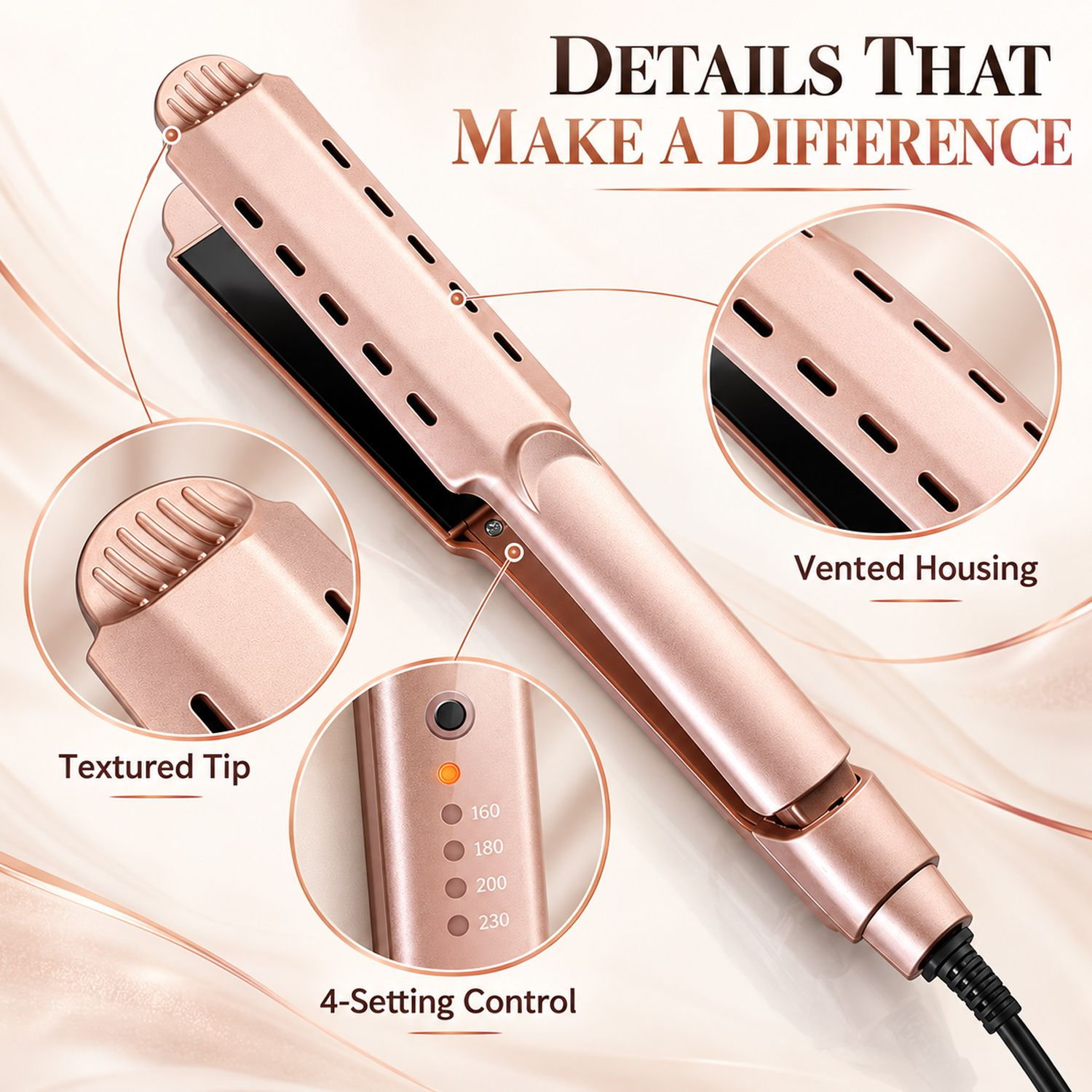 Suproot 2-in-1 Nano Ceramic Flat Iron Straightener photo 5