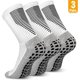 thumbnail image 1 of BEMS-3 pares de calcetines de fútbol para hombre, media altura, adulto, engrosados, punteados, 1 of 4