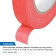 thumbnail image 4 of Uxcell 3 Pcs Ruban de Masquage Rouge de 0,7 Po de Large 60 Yards Rouleaux de Ruban pour Peintres pour Maison Bureau, 4 of 7
