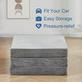 thumbnail image 7 of 4" Single Memory  Folding Mattress with Storage Bag - Foldable Trifold Floor Bed Topper, CertiPUR-  Guest Sleeping Pad, Machine Washable Cover, 7 of 7