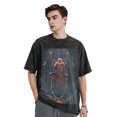 thumbnail image 2 of Spider-Man 230g Vintage Washed Drop Shoulder T-Shirt - Iron On, 2 of 7