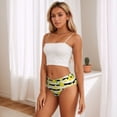 thumbnail image 5 of Womens Underwear - No Show Seamless Underwear for Women, Lemon print stride Soft Stretch Women's Panties, Hipster Ladies Panties Breathable Bikini Underwear Briefs, 5 of 6