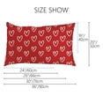 thumbnail image 2 of Valentines Day Pillow Covers Set of 2, Simple Hand Drawn Hearts Pillow Cases for Couch Sofa Living Room Outdoor Hello Valentines Day Home Decorations, 2 of 6
