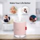 thumbnail image 3 of Humidificador Snow Mountain Humidificador De 500 Ml Humidificador De Luz Nocturna Humidificador Silencioso Humidificador De Escritorio USB, Rosa JM, 3 of 5