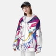 thumbnail image 3 of Fotbe Colorful Bulldog Chaqueta con Protección Solar UPF 50+ para Hombre y Mujer, Camisa con Capucha y Bolsillos-Large, 3 of 7