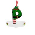 thumbnail image 2 of Home Decor Letter Christmas Tree Pendant A To Z (without H And V) Decorative Letter Christmas Tree Pendant Personalized DIY Christmas Decorations Hanging Christmas Letters For Christmas, 2 of 4