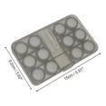 thumbnail image 3 of Unique Bargains 1 Set Contact Lens Case Durable Rectangular Lens Storage Case Gray, 3 of 5