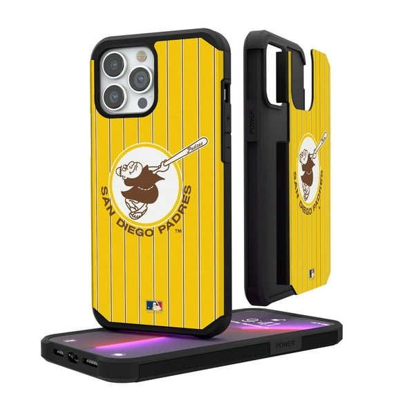 San Diego Padres iPhone Pinstripe Cooperstown Design Rugged Case