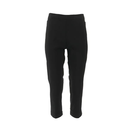 Pocket Ankle Crop - Susan Graver Ultra Stretch Crop Pants Pockets A252350