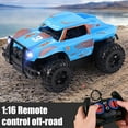 thumbnail image 6 of Rechargeable Off Road Remote Control Car, 4WD All Terrain RC Vehicle with LED Lights Treaded Tires Full Directional Steering for Indoor Outdoor Use, 6 of 8