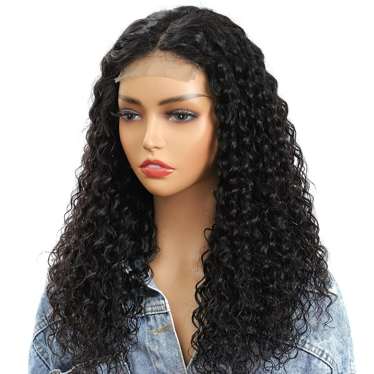Curly Lace Front Wig Human Hair Wigs for Black Women HD Lace Front