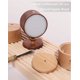 thumbnail image 3 of Aplique de pared de madera con pilas, luz LED de pared con rotación de 360 ​​°, bola magnética, atenuación continua, recargable, montado en la pared, inalámbrico, 3 of 5