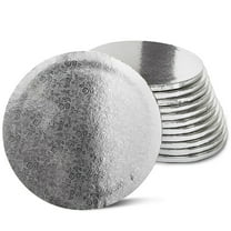Bright Creations 10" Round Silver Cake Board 1/2" Thickness Cake Drum for Cake Decoration, 12 Pack