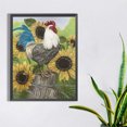 thumbnail image 3 of Pintura de diamante 5D DIY Kit de gallo de taladro redondo completo Decoración del hogar Arte Artesanía JShteea El nuevo, 3 of 9
